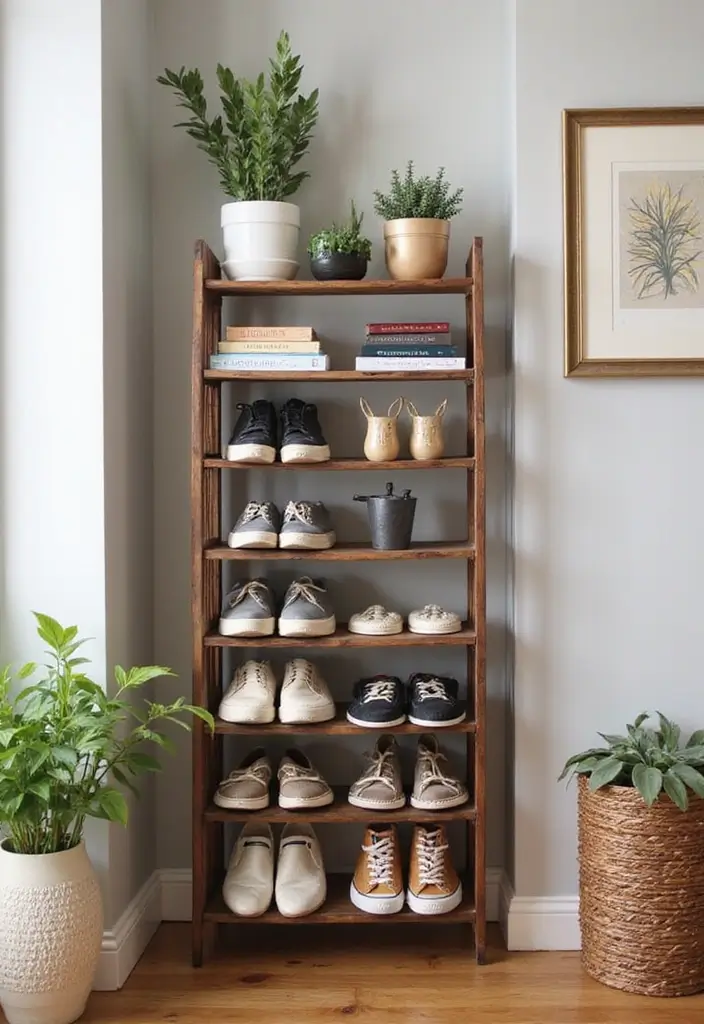 17 DIY Organization Hacks That Will Declutter Your Home in No Time! - 3. Shoe Rack Revamp