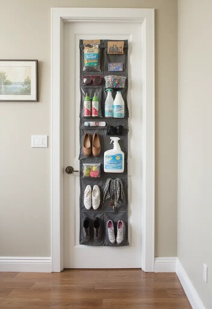 17 DIY Organization Hacks That Will Declutter Your Home in No Time! - 4. Over-the-Door Storage