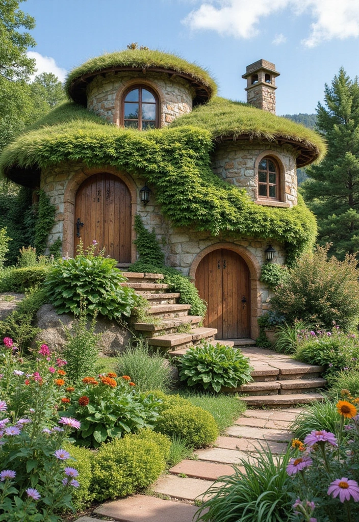 19 Incredible Earth-Sheltered Homes That Are Both Energy-Efficient and Stunning! - 1. The Hobbit House: A Fairytale Retreat