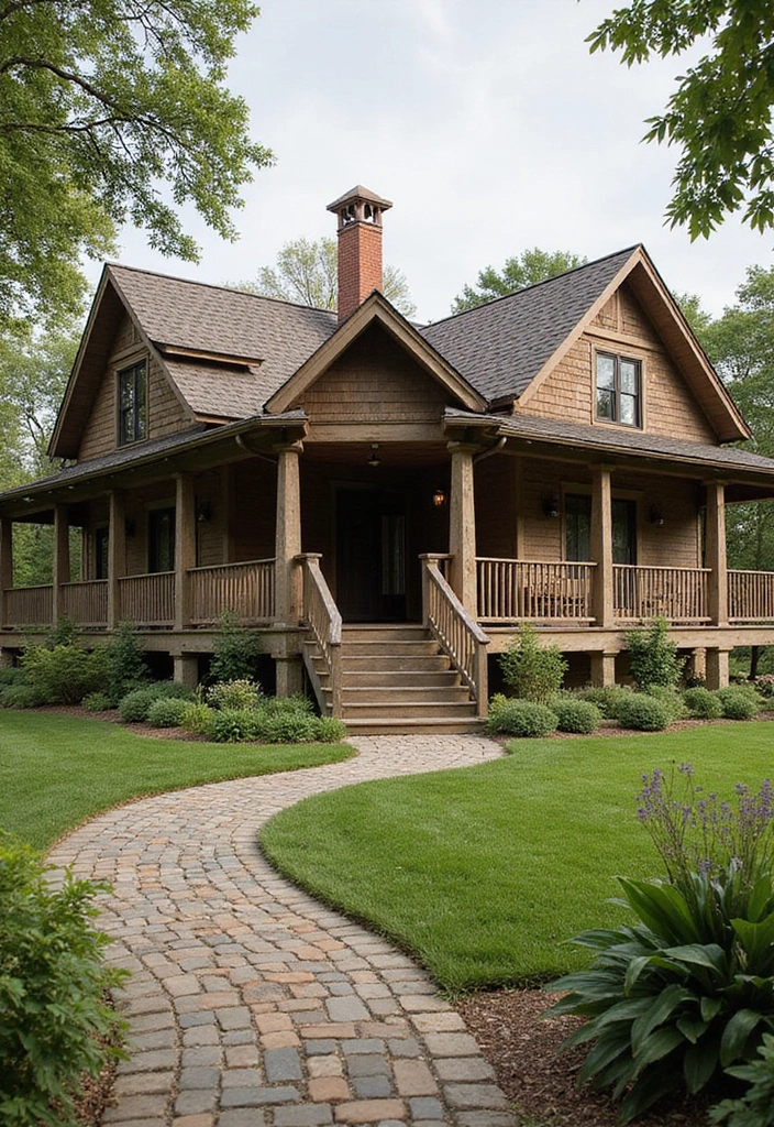 19 Incredible Earth-Sheltered Homes That Are Both Energy-Efficient and Stunning! - 15. The Farmhouse: Rustic Meets Modern