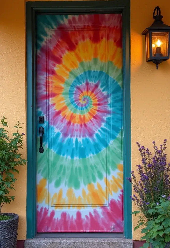 20 Creative Tie-Dye Seasonal Decor Ideas to Celebrate Every Occasion (Number #10 Is a Must-See!) - 12. Tie-Dye Seasonal Banners