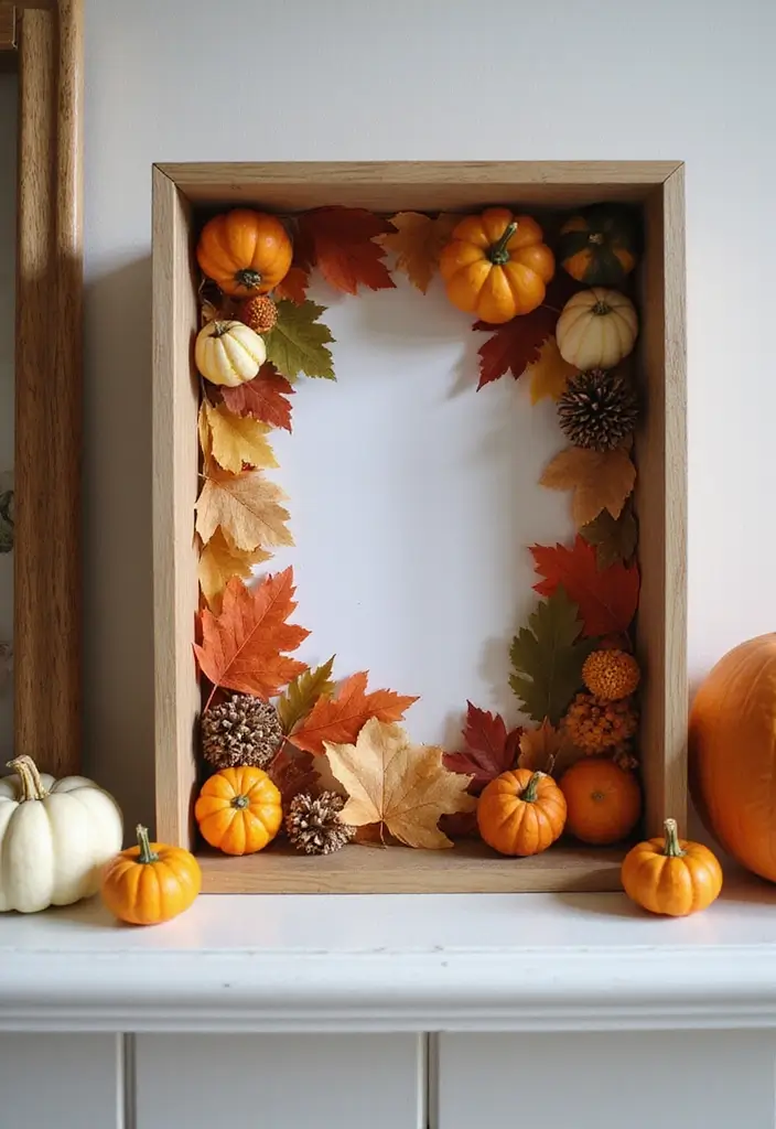 20 Stunning DIY Autumn Crafts for a Cozy Home on a Budget! - 20. Fall Themed Shadow Boxes