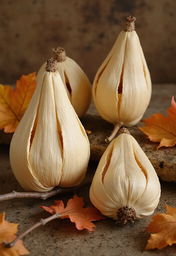 20 Stunning DIY Autumn Crafts for a Cozy Home on a Budget! - 9. Corn Husk Dolls