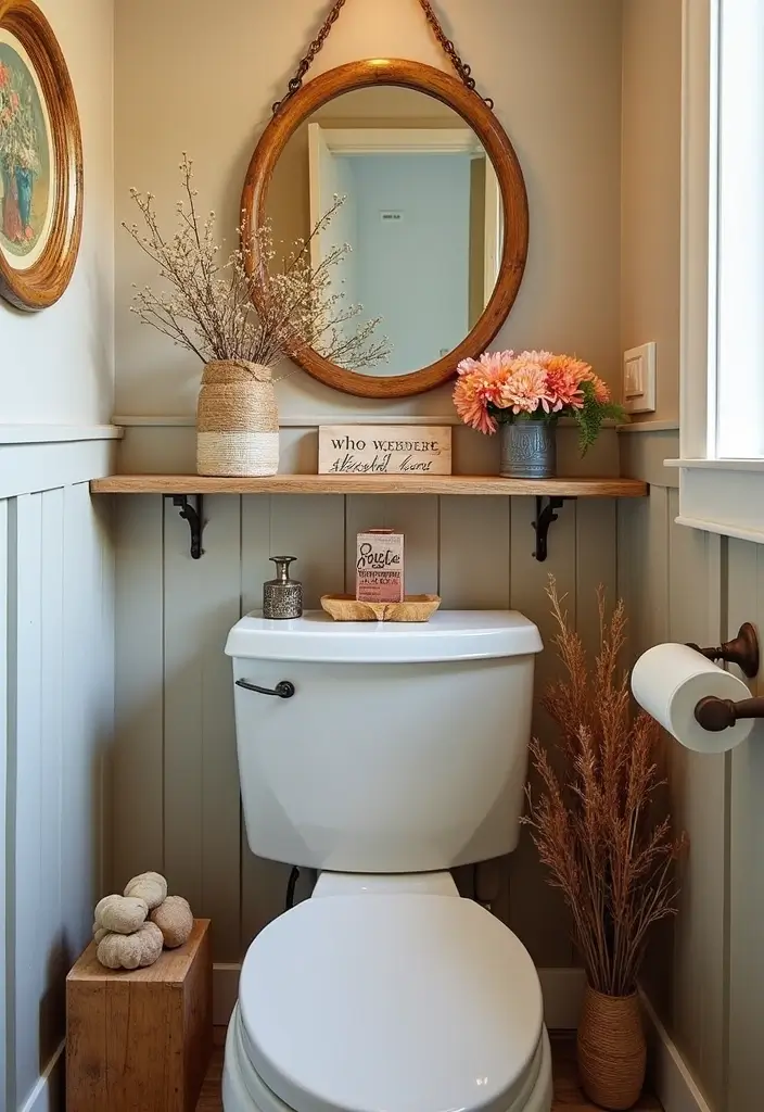 21 Dazzling Powder Room Designs That'll Transform Your Tiny Space into a Stylish Oasis! - 21. Seasonal Decor Changes