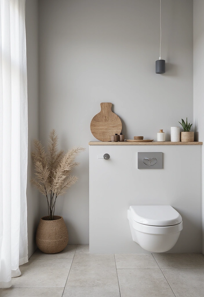 21 Dazzling Powder Room Designs That'll Transform Your Tiny Space into a Stylish Oasis! - 5. Minimalist Elegance