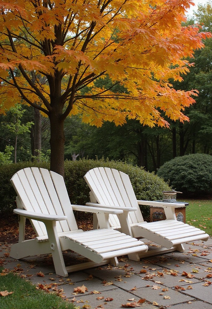 21 Minimalist Outdoor Furniture Ideas Perfect for Your Autumn Garden Oasis! - 10. Floating Deck Chairs