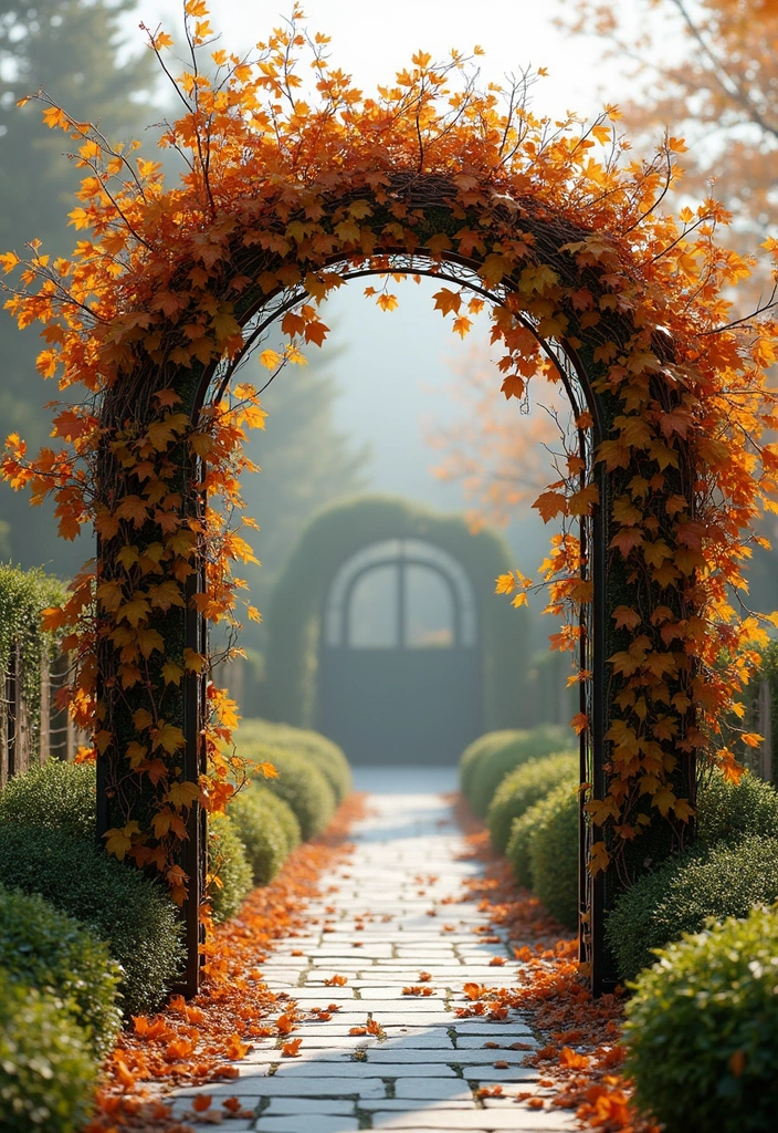 21 Minimalist Outdoor Furniture Ideas Perfect for Your Autumn Garden Oasis! - 20. Contemporary Garden Arches