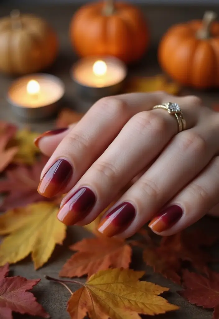 25 Fall Nail Inspiration Ideas That Will Make You Excited for Autumn! (#19 Is a Must-See!) - 14. Classic French with a Twist