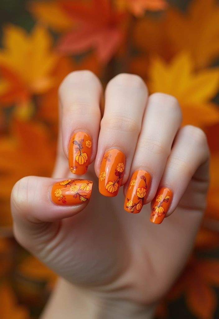 25 Fall Nail Inspiration Ideas That Will Make You Excited for Autumn! (#19 Is a Must-See!) - 2. Toasted Pumpkin Spice