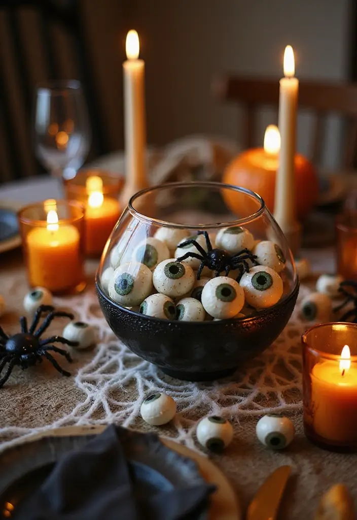 25 Spooktacular Halloween Decorations You Can DIY (Number 13 Will Shock You!) - 11. Spooky Centerpiece