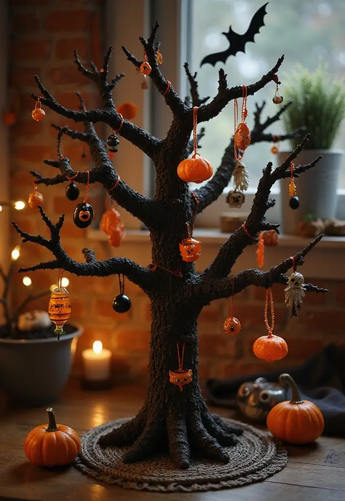 25 Spooktacular Halloween Decorations You Can DIY (Number 13 Will Shock You!) - 16. Halloween Tree
