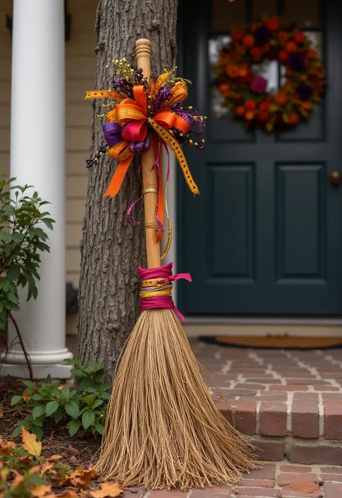 25 Spooktacular Halloween Decorations You Can DIY (Number 13 Will Shock You!) - 7. DIY Witch's Broom