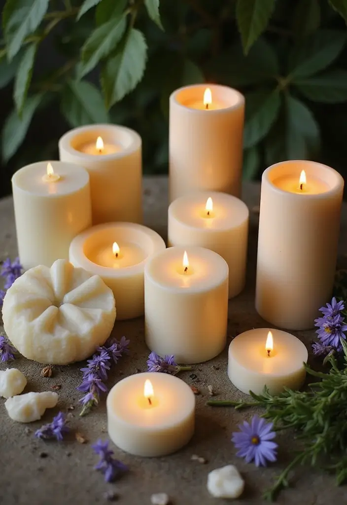25 Sustainable DIY Projects That Are Easier Than You Think (#15 Will Blow Your Mind!) - 13. DIY Natural Candles