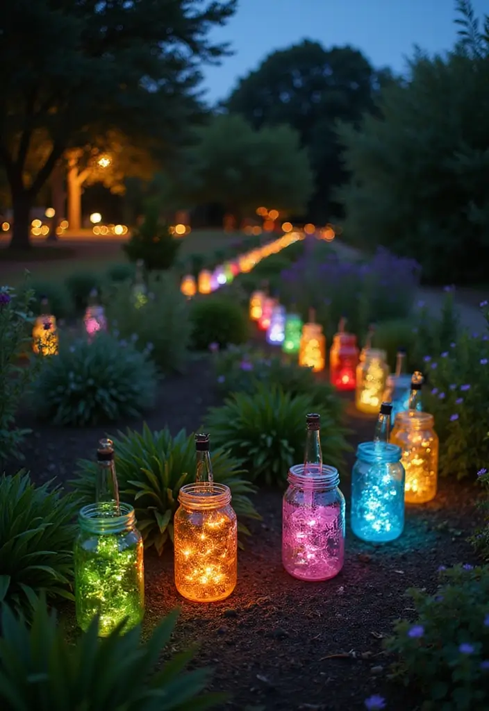 25 Sustainable DIY Projects That Are Easier Than You Think (#15 Will Blow Your Mind!) - 2. DIY Solar-Powered Garden Lights
