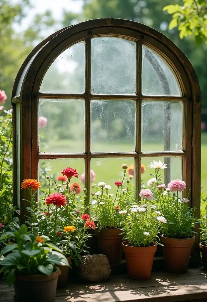 25 Sustainable DIY Projects That Are Easier Than You Think (#15 Will Blow Your Mind!) - 25. Upcycled Window Greenhouse