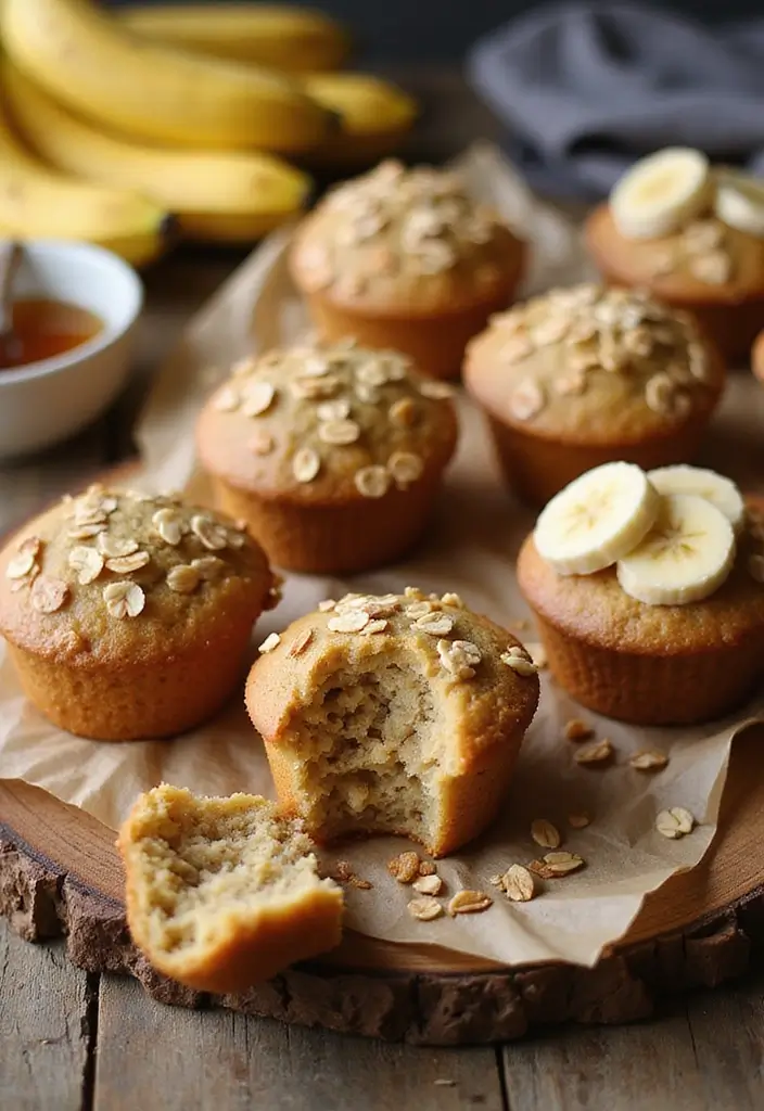 7 Air Fryer Breakfast Ideas for Weight Loss That Will Start Your Day Right! - 3. Air Fryer Banana Oatmeal Muffins