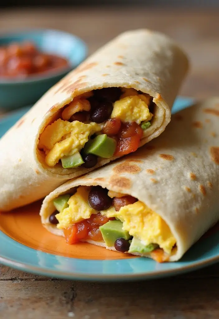 7 Air Fryer Breakfast Ideas for Weight Loss That Will Start Your Day Right! - 4. Air Fryer Breakfast Burrito