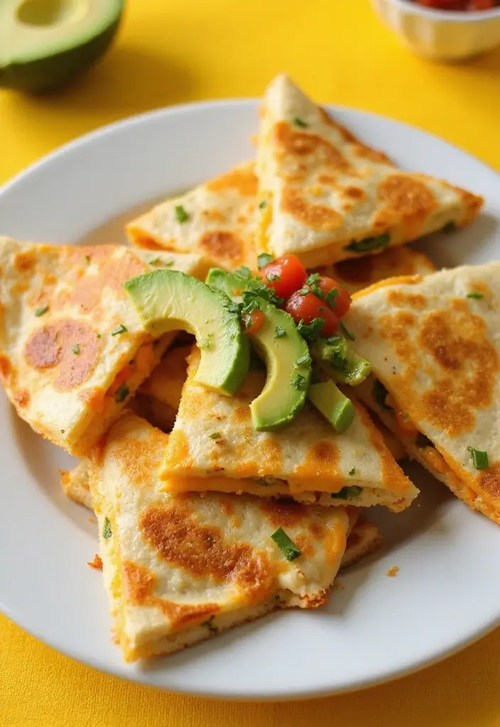 8 Quick and Easy Dinners for Toddlers That Are Actually Healthy (You Won't Believe #4!) - 1. Cheesy Veggie Quesadillas