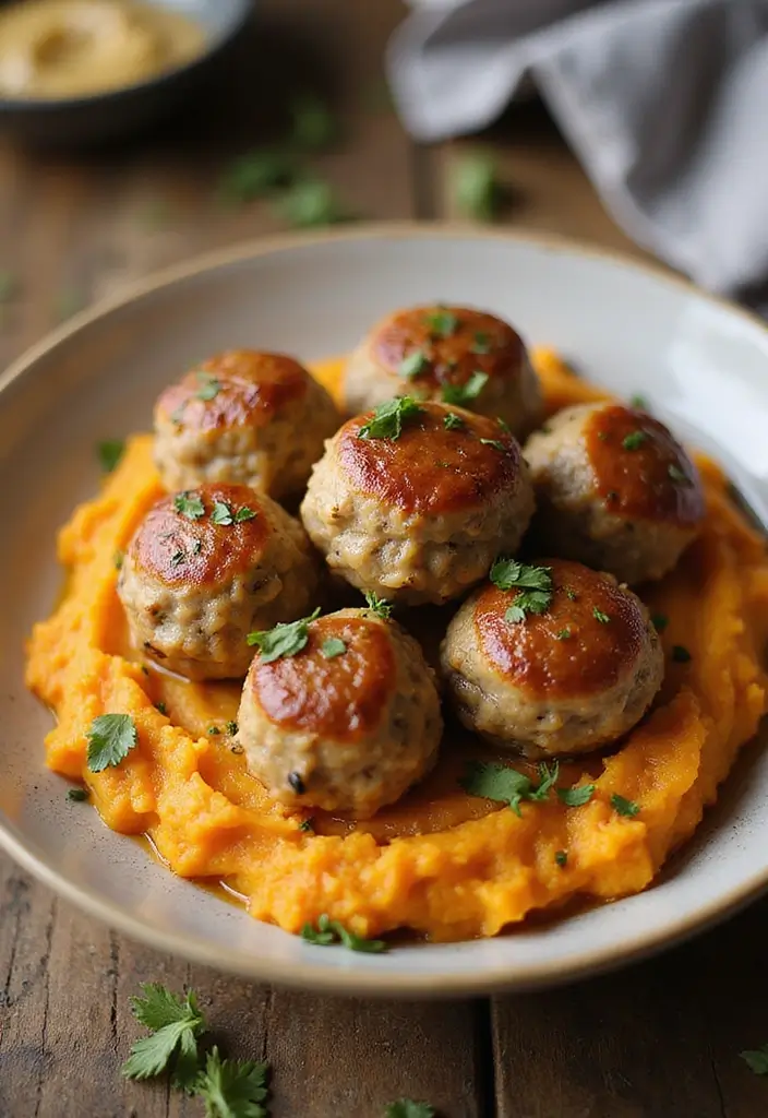 8 Quick and Easy Dinners for Toddlers That Are Actually Healthy (You Won't Believe #4!) - 2. Mini Turkey Meatballs with Sweet Potato Mash